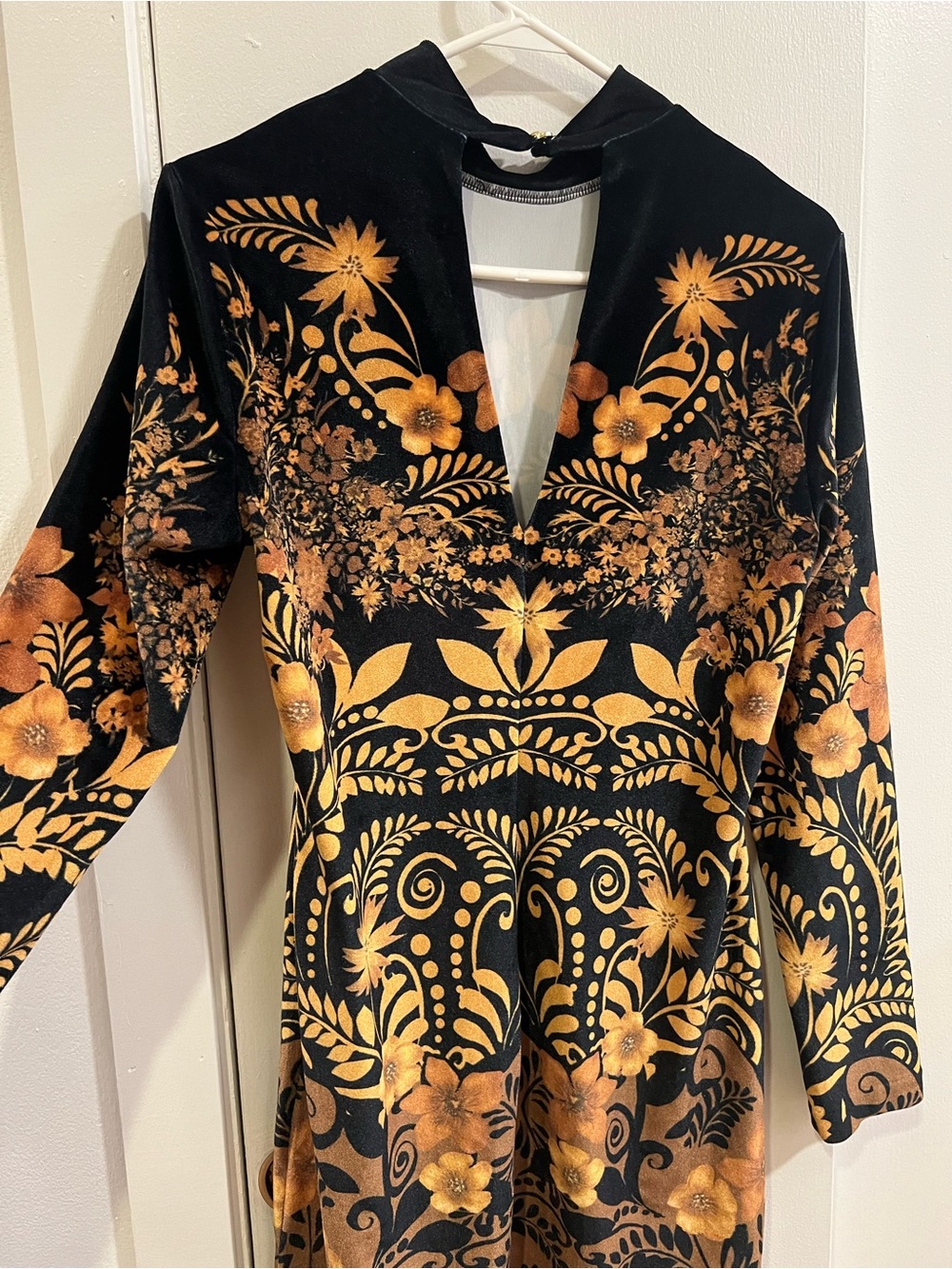 Anthropologie Velvet Mini Dress - Picture 7 of 7